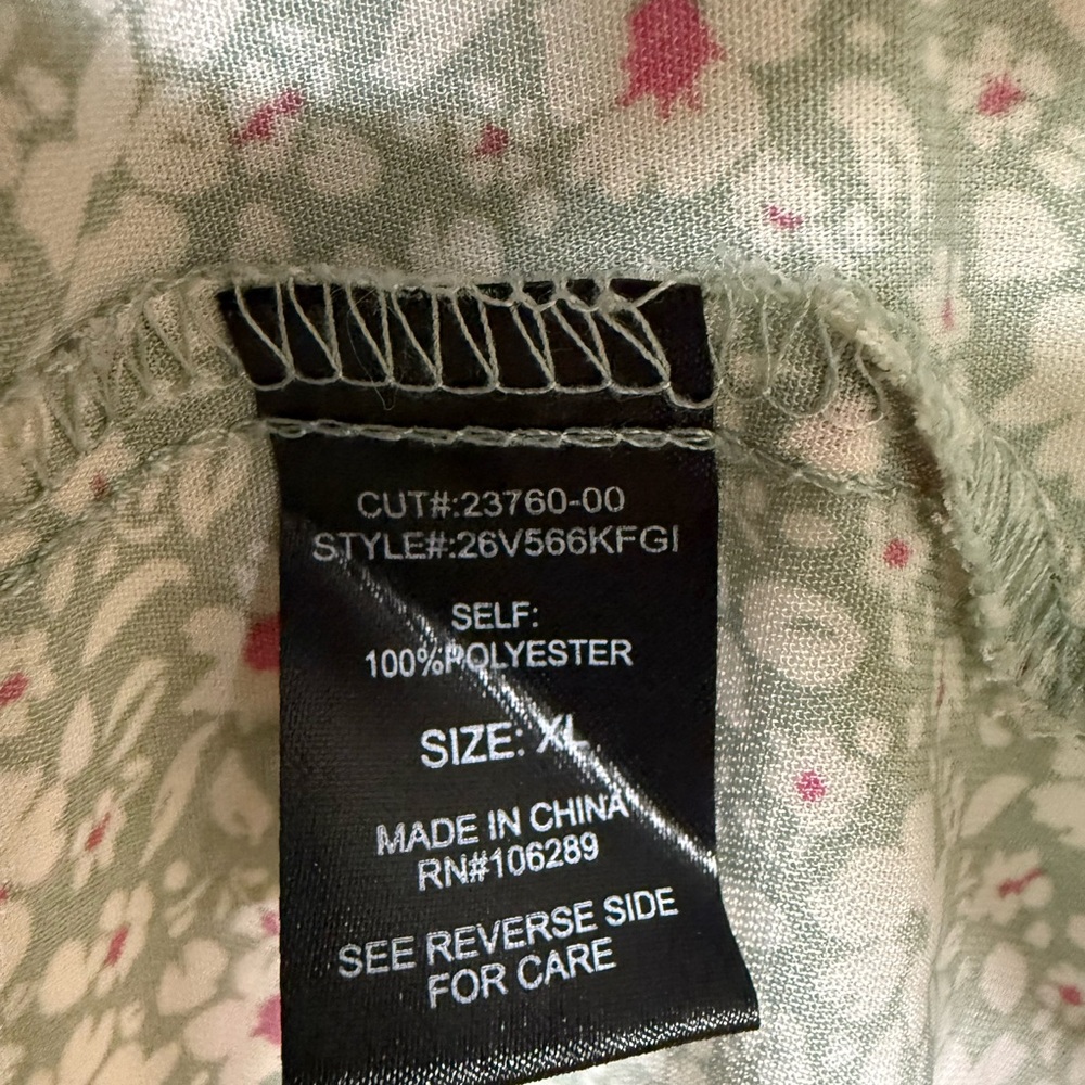 Trixxi Sage Floral Mini Dress - Picture 7 of 8